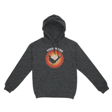 Load image into Gallery viewer, Pheasant Retro Vintage Sunset Custom Name Shirt, Pheasant Hunting Shirt, Gift for Pheasant Lover, Bird Lover Standard Hoodie FSD2349D08