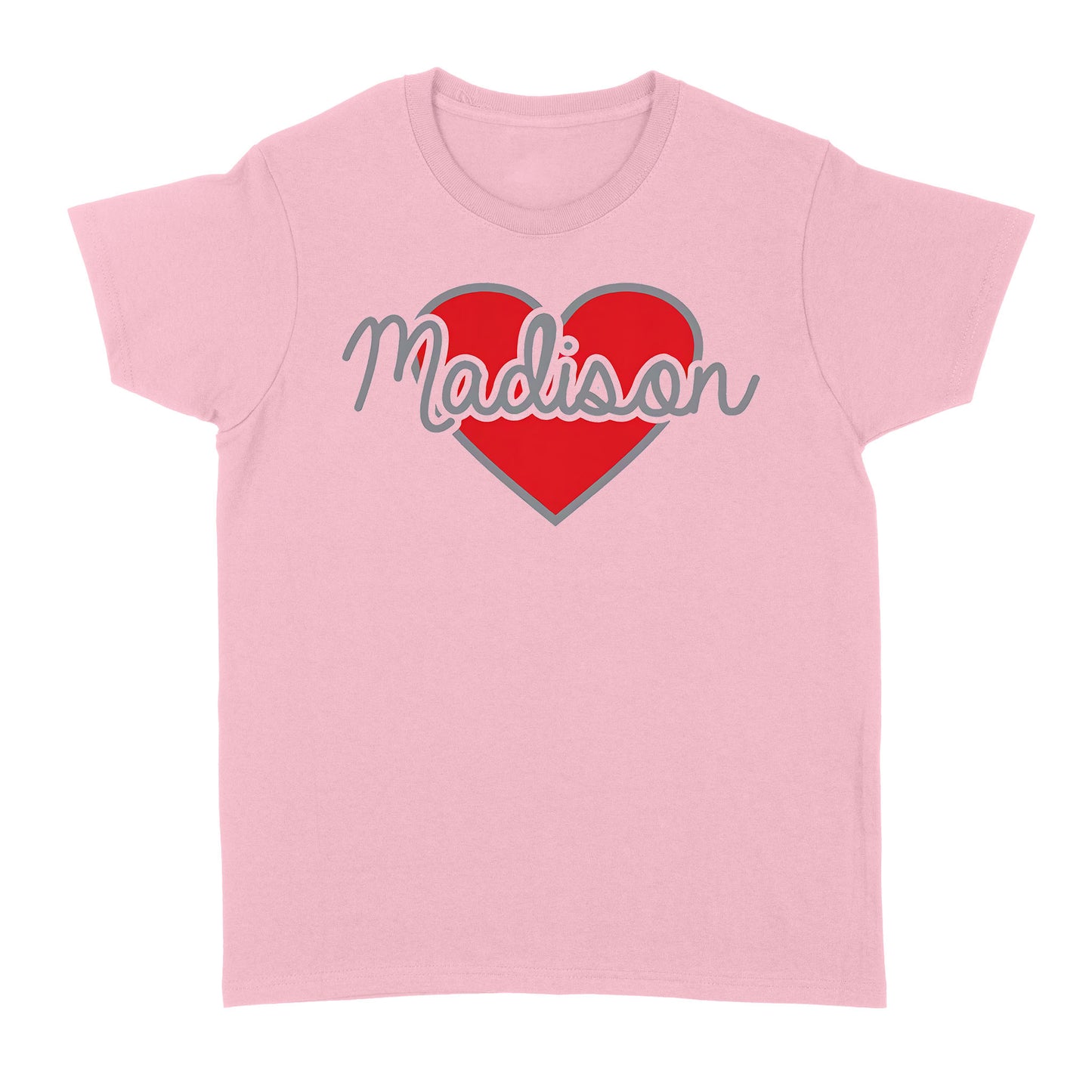 Heart Personalized Valentine T-shirt - Gift for Boyfriend, Girlfriend on Valentine day - FSD1007
