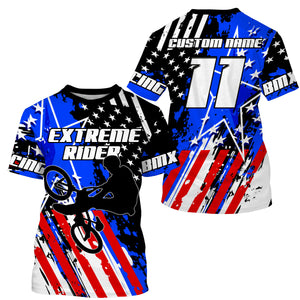 Personalized BMX jersey Adult kid American bike shirts UPF30+ bicycle clothes USA Cycling gear| SLC81