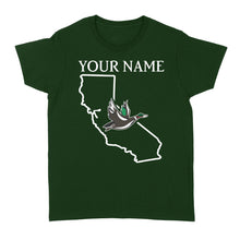 Load image into Gallery viewer, Teal Hunting California Duck Hunting Waterfowl T-shirt - FSD1166