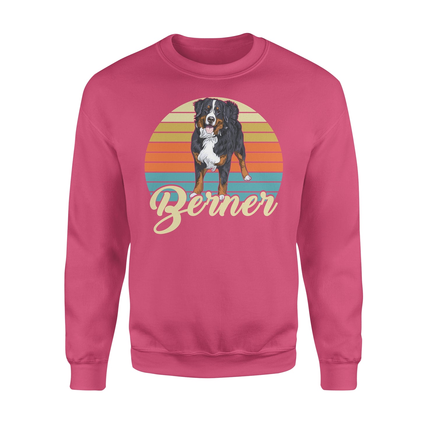 Custom name Berner dog personalized gift Crew Neck Sweatshirt