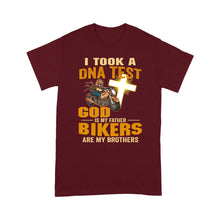 Load image into Gallery viewer, God Is Father Bikers Are Brother - Motorcycle Men T-shirt, Cool Biker Tee, Christian Rider| NMS40 A01