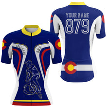 Load image into Gallery viewer, BMX Colorado CO Mens Womens Cycling Jersey Custom Cyclist Bicycle Motocross Biking| NMS804