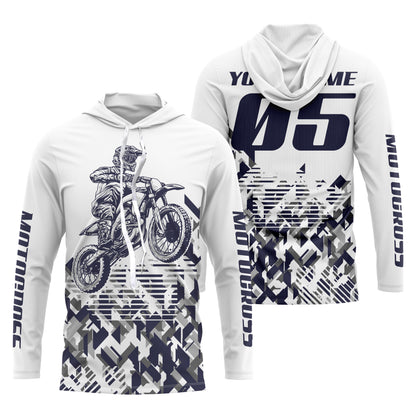 Custom motocross jersey UPF30+ kids men women dirt bike racing long sleeves off-road motorcycle NMS1039