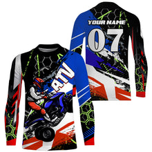 Load image into Gallery viewer, Custom ATV Motocross Jersey UPF30+ Quad Bike Shirt Adult Youth Off-road Racing NMS1343