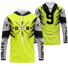 Load image into Gallery viewer, Custom dirt bike jersey green UPF30+ men women kid motocross off-road dirt racing motorcycle NMS970