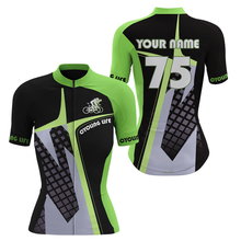 Load image into Gallery viewer, Green Custom Womens Cycling Jersey Cycling Life Female Biker Riding Road Cycle Mountain Bicycling| NMS846
