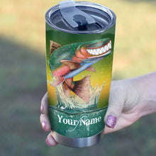 Load image into Gallery viewer, 1pc funny Trout fly fishing rainbow trout ChipteeAmz&#39;s art Custom Stainless Steel Tumbler Cup AT064