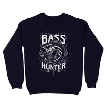 Load image into Gallery viewer, Sweatshirt - Bass hunter fishing shirt gift for fisherman A56