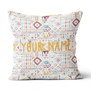 Vintage Bohemian Pattern Custom Pillow Personalized Golf Gifts LDT1129