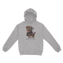 Load image into Gallery viewer, Chocolate Labrador Retriever - Bird Hunting Dogs Hoodie FSD3793 D02