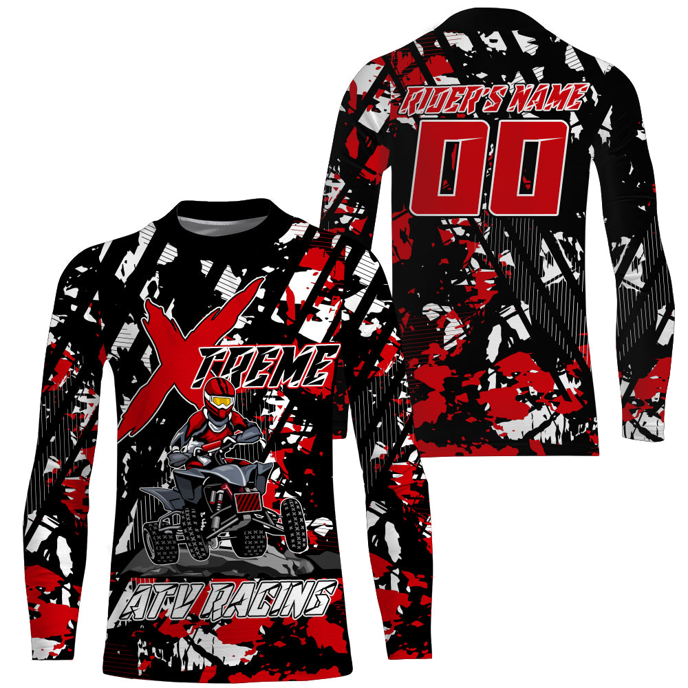 Extrem ATV Racing Jersey Personalized Quad Bike Shirt UPF30+ Adult Youth Off-road ATV Motocross NMS1361