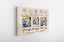 Load image into Gallery viewer, Personalized Mom Canvas - Mommy Photo Collage Mother's Day Gift, I Love You Mom Birthday Christmas Art| N2455