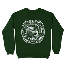 Load image into Gallery viewer, Sweatshirt - Fishing rules for bass hunter A55