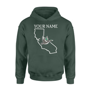 Teal Hunting California Duck Hunting Waterfowl Hoodie - FSD1166