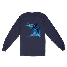 Load image into Gallery viewer, Blue Marlin Deep Sea Fishing T Shirts, Marlin Saltwater Fishing Shirt Offshore Fishing IPHW3895