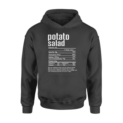 Potato salad nutritional facts happy thanksgiving funny shirts - Standard Hoodie