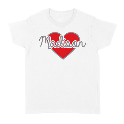 Heart Personalized Valentine T-shirt - Gift for Boyfriend, Girlfriend on Valentine day - FSD1007