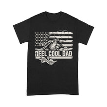 Load image into Gallery viewer, Reel Cool Dad American flag shirt, Perfect Father's Day Gifts for Fisherman D01 NQS1213 - Standard T-shirt