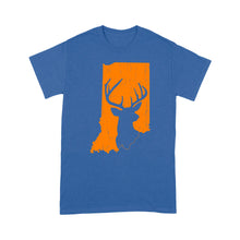 Load image into Gallery viewer, Bucks of Indiana deer hunting hunter orange, Indiana hunting, deer hunting shirt D03 NQS2920 Standard T-Shirt