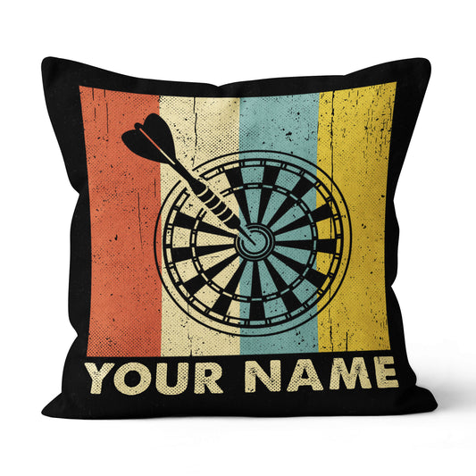 Colorful Retro Dartboard Pillow Personalized Darts Gifts For Dart Player LDT1104