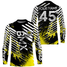 Load image into Gallery viewer, Custom BMX racing jersey UPF30+ kid youth adult BMX bike shirts Bicycle motocross cycling racewear| SLC108