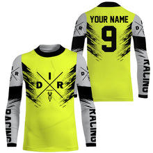 Load image into Gallery viewer, Custom dirt bike jersey green UPF30+ men women kid motocross off-road dirt racing motorcycle NMS970