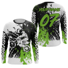 Load image into Gallery viewer, Custom motocross jersey adult&amp;kid UV dirt bike MX racing shirt motorcycle off-road biker racewear NMS942