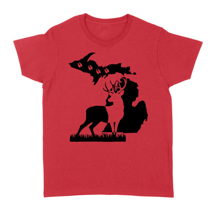 Michigan deer hunting shirt Women T-shirt - FSD1187
