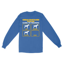 Load image into Gallery viewer, German Shorthaired Pointer Standard Long sleeve | Funny Guide to Training dog - FSD2406D08