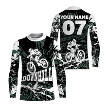 Load image into Gallery viewer, Camo Downhill MTB jersey mens UPF30+ mountain bike gear kids customized cycling jersey boys girls| SLC258