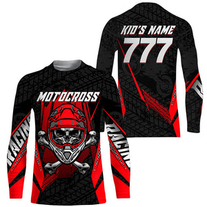 Motocross kid men women jersey personalized dirt bike for youth UPF30+ off-road motorcycle shirt PDT356