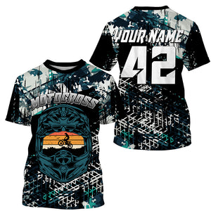 Kid women men dirt bike jersey UPF30+ personalized Motocross offroad youth riding shirt motorcycle PDT280