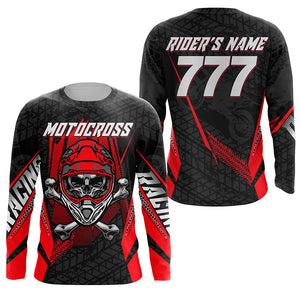 Motocross kid men women jersey personalized dirt bike for youth UPF30+ off-road motorcycle shirt PDT356