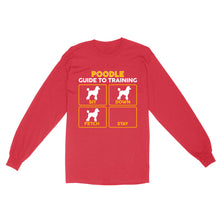 Load image into Gallery viewer, Poodle Standard Long Sleeve | Funny Guide to Training dog - FSD2403D08