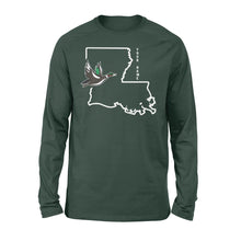 Load image into Gallery viewer, Hunting Teal Louisiana Duck Hunting shirt Long sleeve - FSD1163