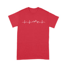 Load image into Gallery viewer, Hiking Heartbeat Shirt, Hiking Shirt, Hiking Gifts, Mountain Climbing T-Shirt, Hiker Gift - FSD1389D07
