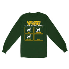 Load image into Gallery viewer, Labrador Retriever Standard Long Sleeve | Funny Guide to Training dog - FSD2399D08