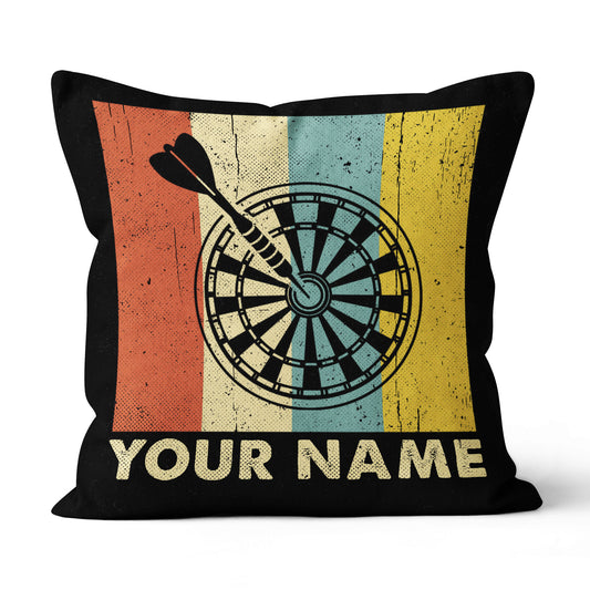 Colorful Retro Dartboard Pillow Personalized Darts Gifts For Dart Player LDT1104