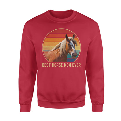 Custom photo best horse mom ever vintage personalized gift sweater
