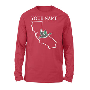 Teal Hunting California Duck Hunting Waterfowl Long sleeve - FSD1166