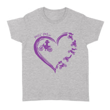 Load image into Gallery viewer, MX Mom Women T-shirt, Motocross Mom Mother's Day Gift, Mom of A Rider Motorcycle Off-road| NMS353 A01