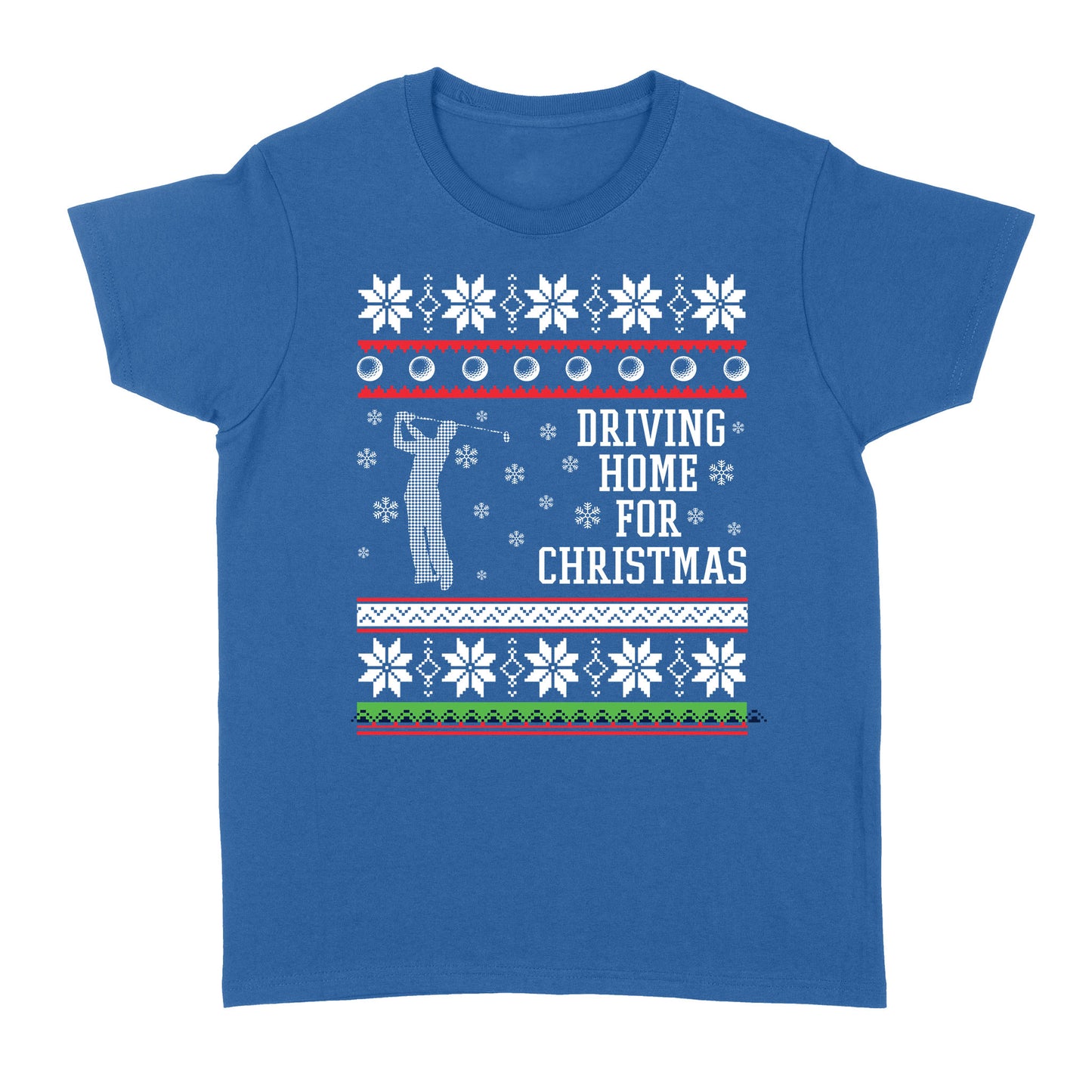 Driving home for Christmas funny Ugly Christmas Shirt, Christmas golf gifts D02 NQS4181 Women's T-shirt
