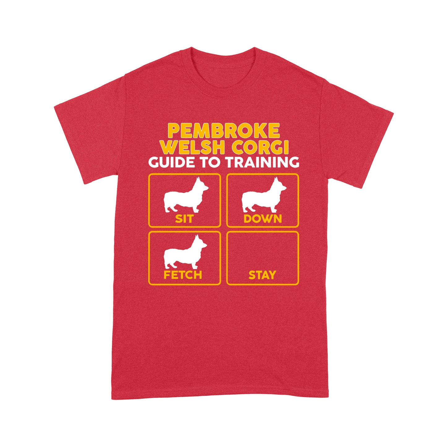 Pembroke Welsh Corgi Standard T-shirt | Funny Guide to Training dog - FSD2409D08