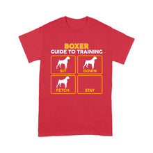 Load image into Gallery viewer, Boxer Standard T-shirt | Funny Guide to Training dog - FSD2408D08
