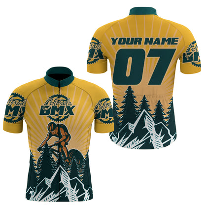 CO Colorado BMX Men Women Cycling Jersey Custom Number Cyclist Bicycle Shirt Cross Country Biking| NMS800