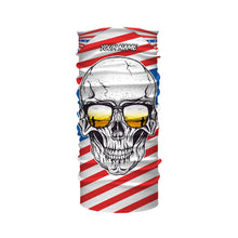 Load image into Gallery viewer, American Flag Skull Fishing Custom UV Long Sleeve Performance Fishing Shirts, Gift for Fisherman TTN89