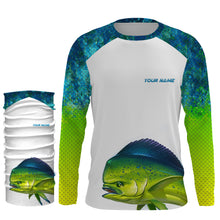 Load image into Gallery viewer, Mahi Mahi Fishing Scales UV protection quick dry customize name gift for Fishing lovers TTN51