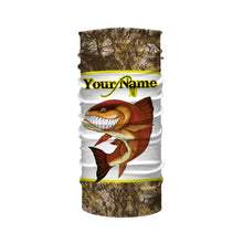 Load image into Gallery viewer, Redfish fishing camo custom name with funny Redfish angry ChipteeAmz&#39;s art UV protection shirts AT018