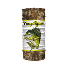 Load image into Gallery viewer, Largemouth Bass fishing camo custom name with funny Bass angry ChipteeAmz&#39;s art UV protection shirts AT017